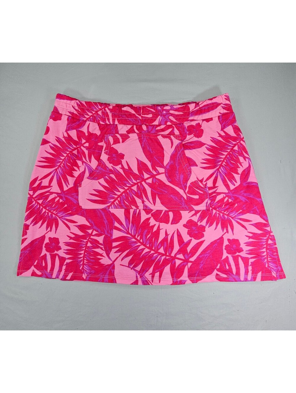 Juicy Couture Women’s XL Pink Tropical Floral Skort Built In Shorts Y2K